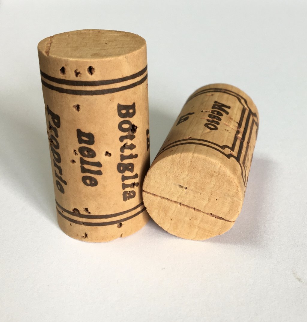 Tappi di sughero in legno dritto da 50 pezzi, tappi di sughero per  bottiglie di vino